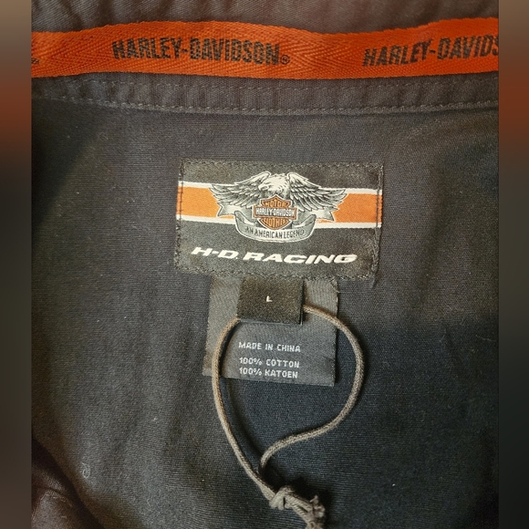 Harley Davidson Colorblock Button up - Picture 6 of 9